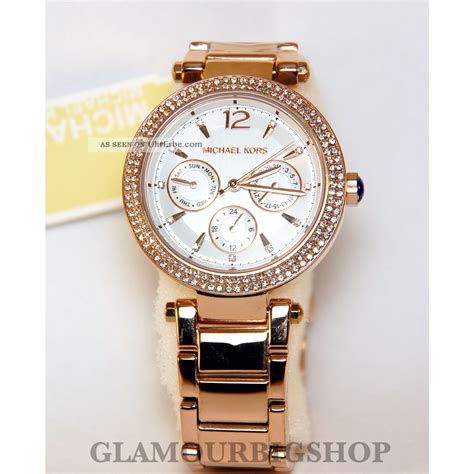 michael kors uhr edelszahl rosegold|michael kors mini rose gold.